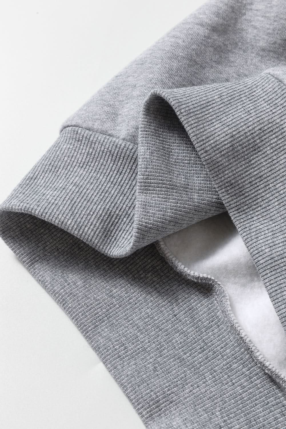 Gray hoodie and joggers set - Love Salve